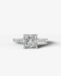Princess Cut Lab Grown Diamond Accented Ring
