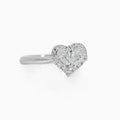 Heart Shape Lab Diamond Ring