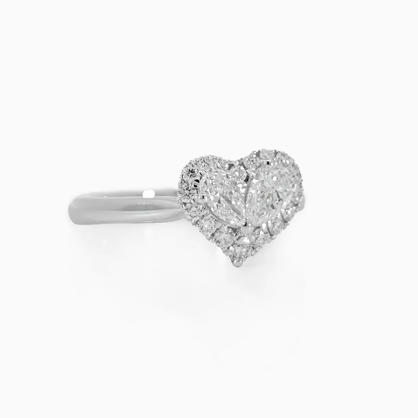 Heart Shape Lab Diamond Ring