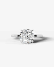 Round Four-Prong Solitaire Lab Diamond Ring