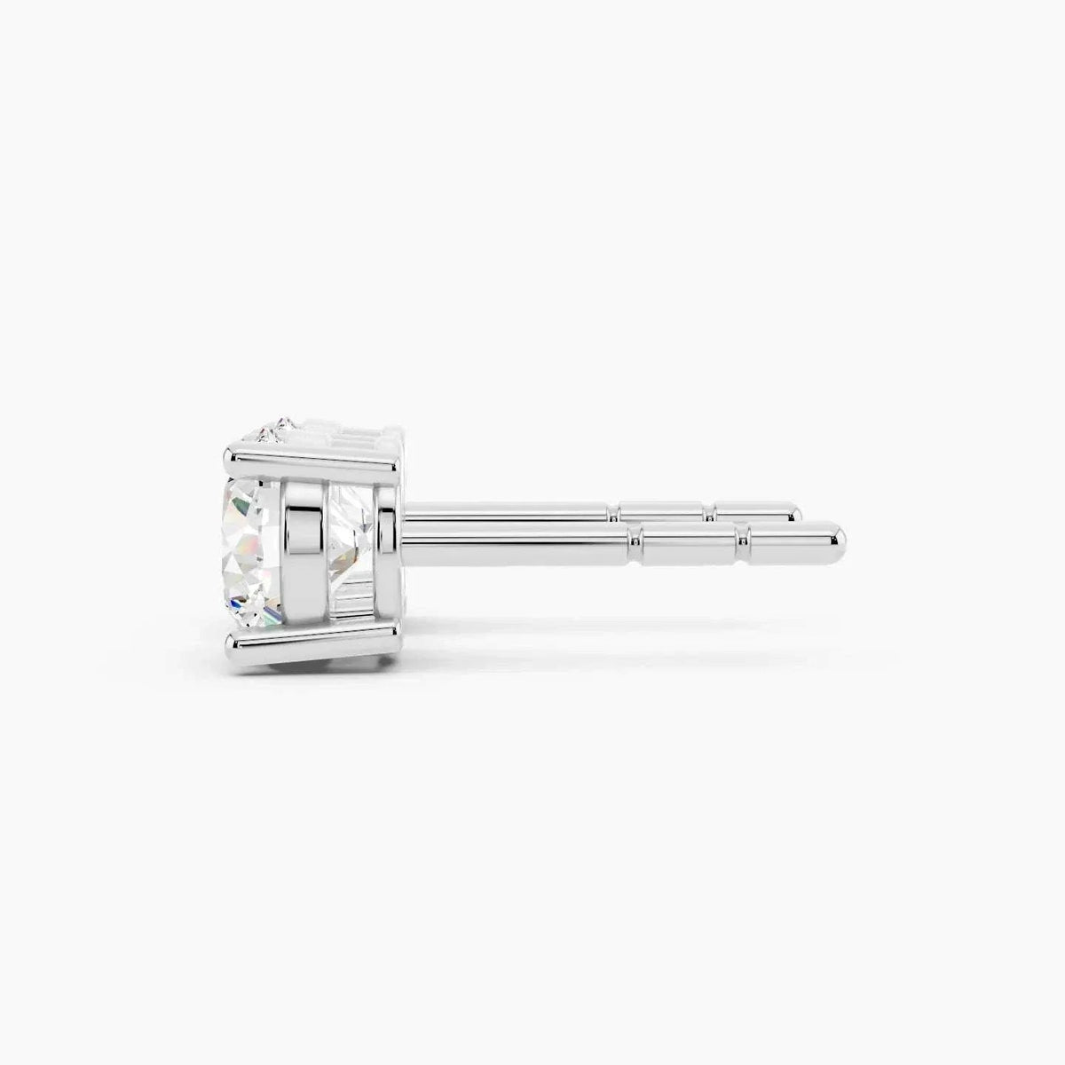 Round 4-Prong Lab-Grown Diamond Stud Earrings