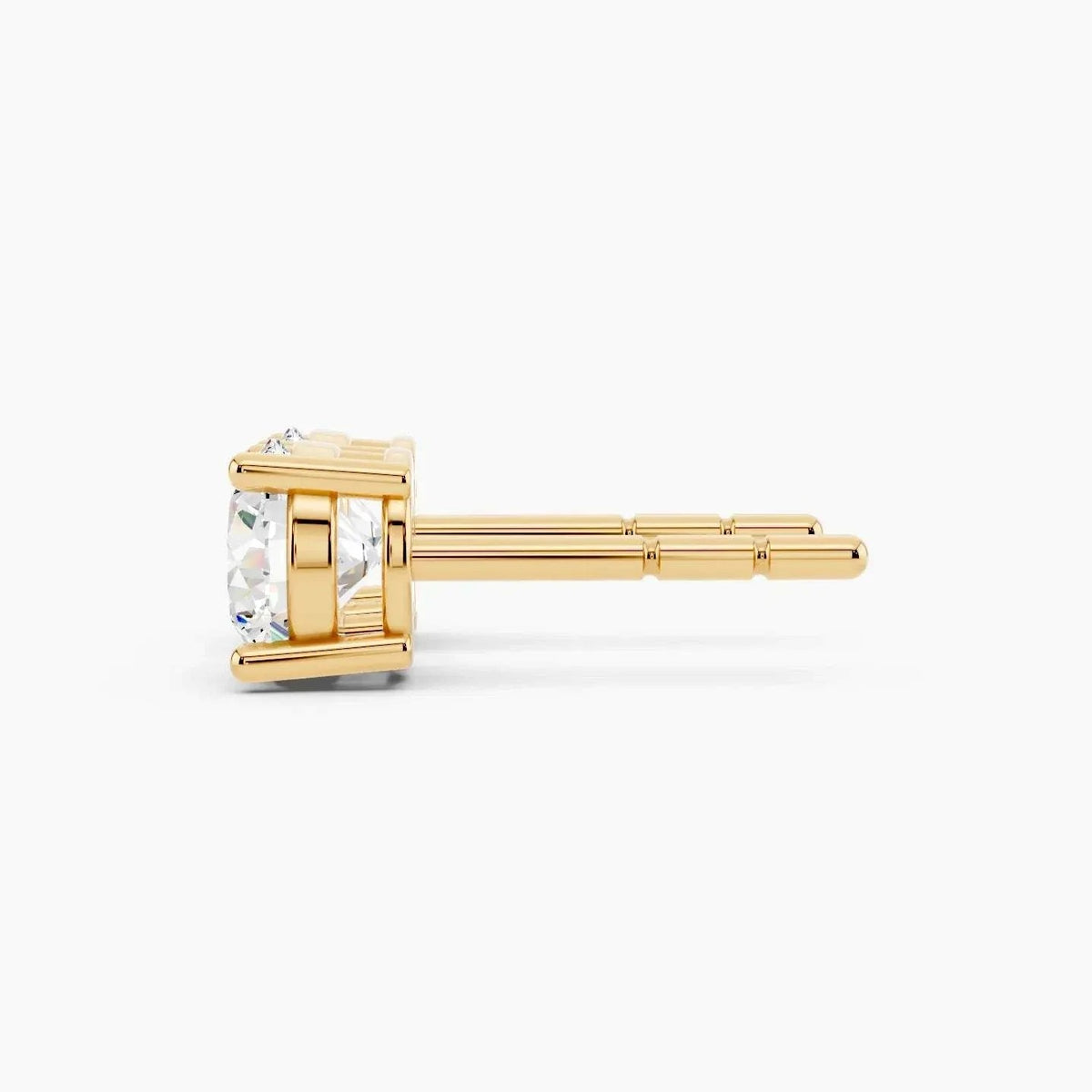Round 4-Prong Lab-Grown Diamond Stud Earrings