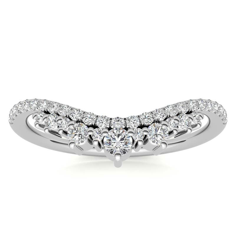 Round Curved Stackable Band