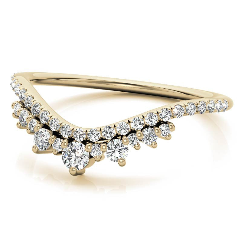 Round Curved Stackable Band