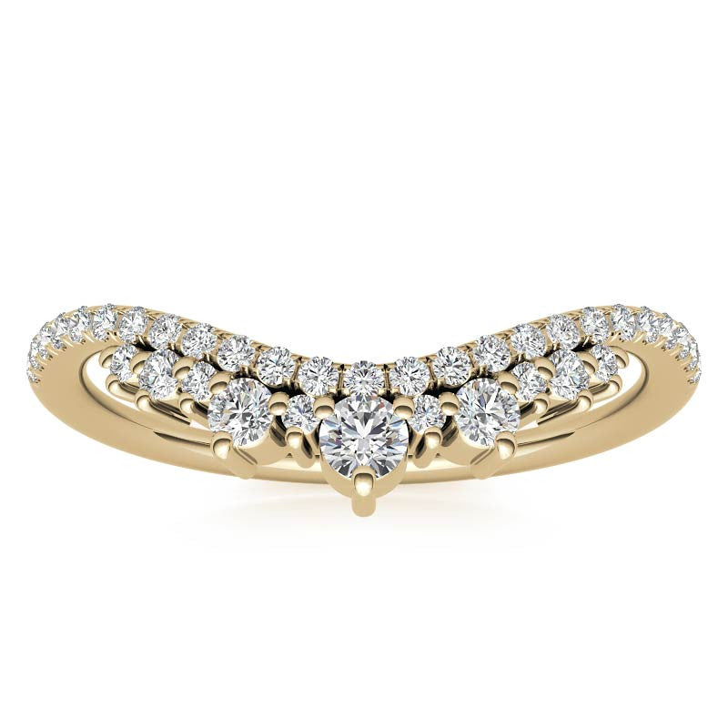 Round Curved Stackable Band