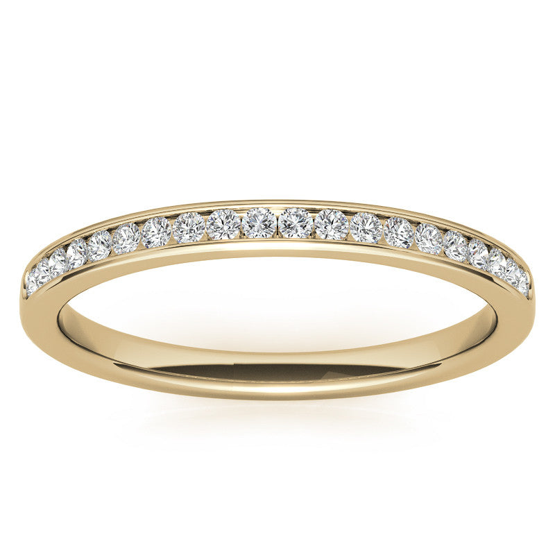 0.20ct Round Channel Set Stackable Band