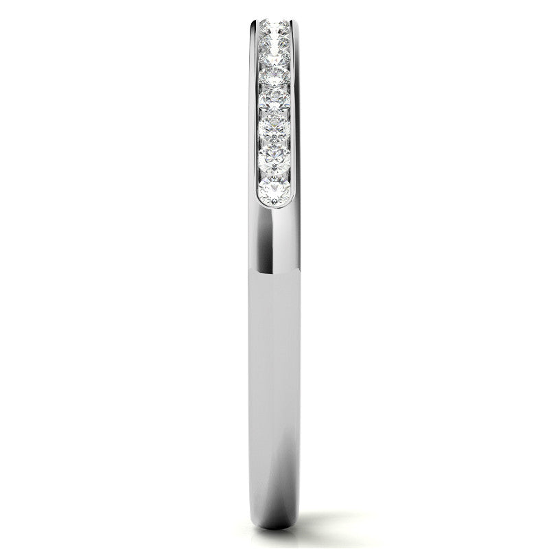 0.20ct Round Channel Set Stackable Band