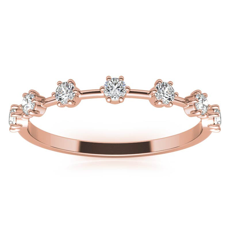 Petite 6-Prong Round Stackable Band
