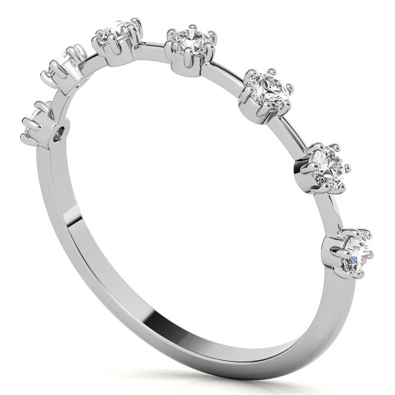 Petite 6-Prong Round Stackable Band