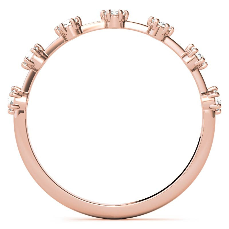 Petite 6-Prong Round Stackable Band