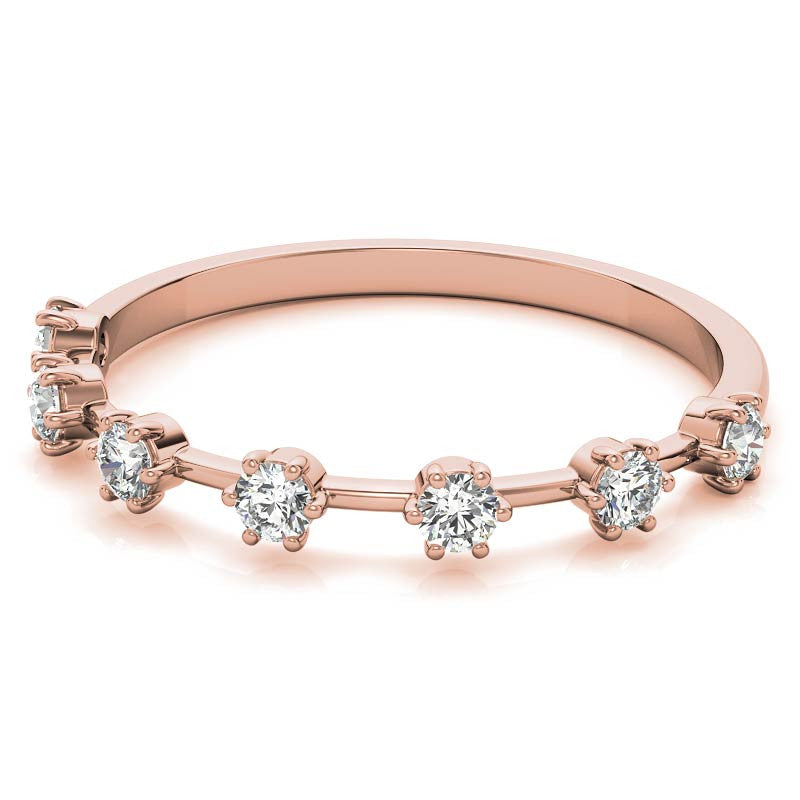 Petite 6-Prong Round Stackable Band