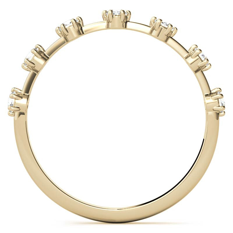 Petite 6-Prong Round Stackable Band