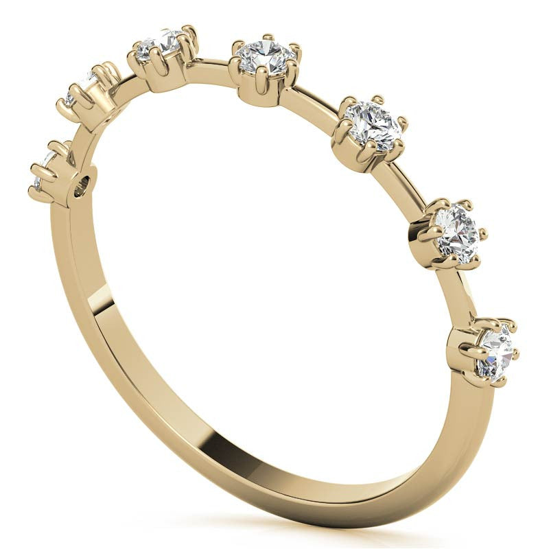 Petite 6-Prong Round Stackable Band
