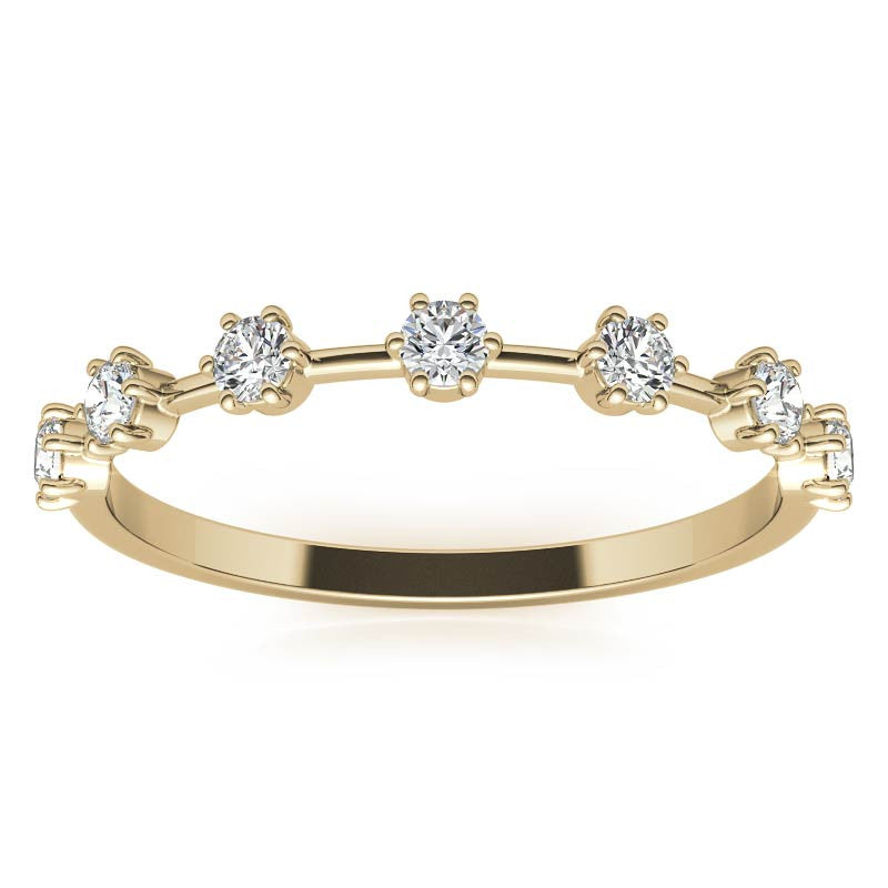 Petite 6-Prong Round Stackable Band