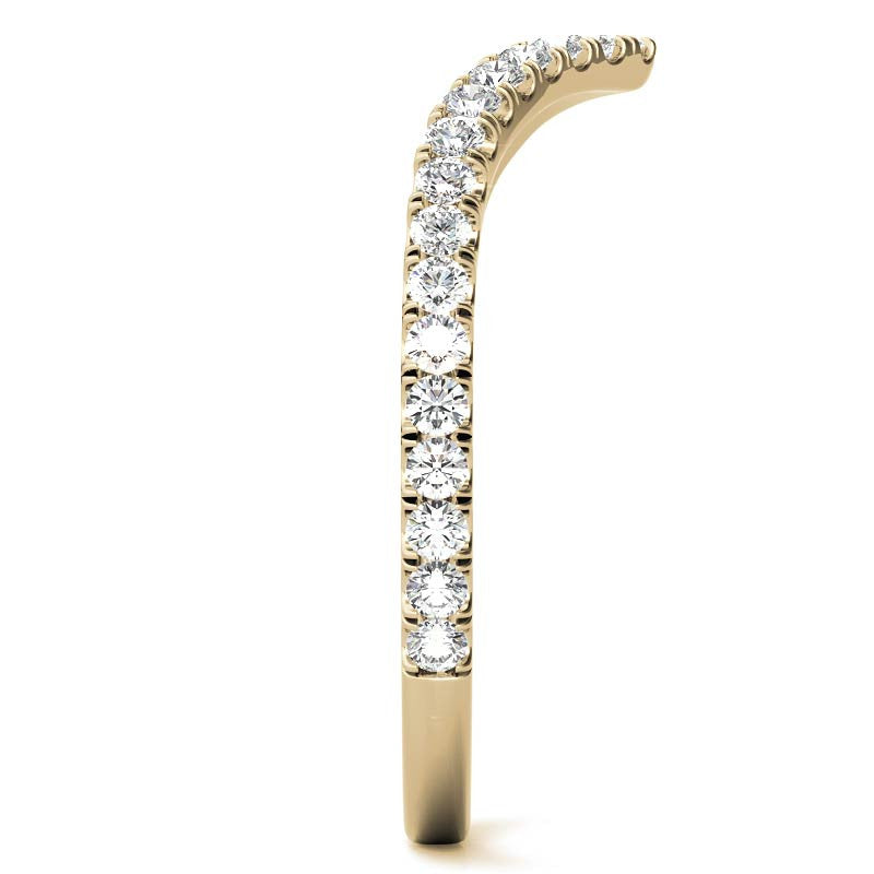 Round V-Shape Stackable Band