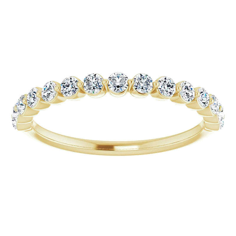 2mm Round Single Prong Stackable Band
