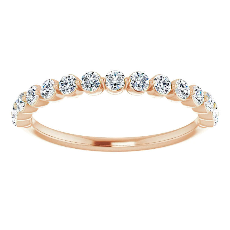 2mm Round Single Prong Stackable Band
