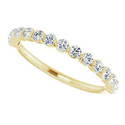 Round Single Prong Stackable Band