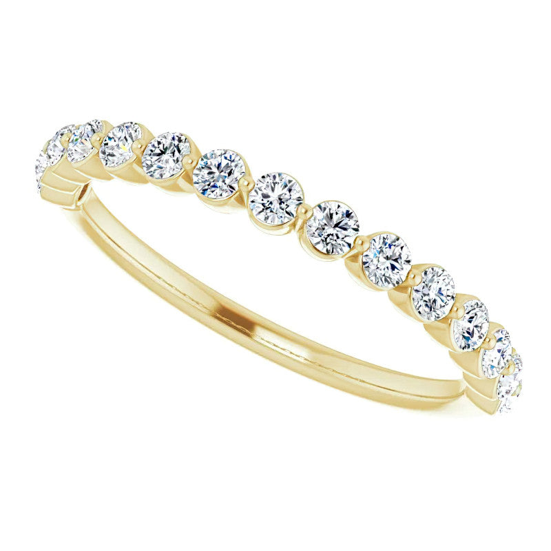 Round Single Prong Stackable Band