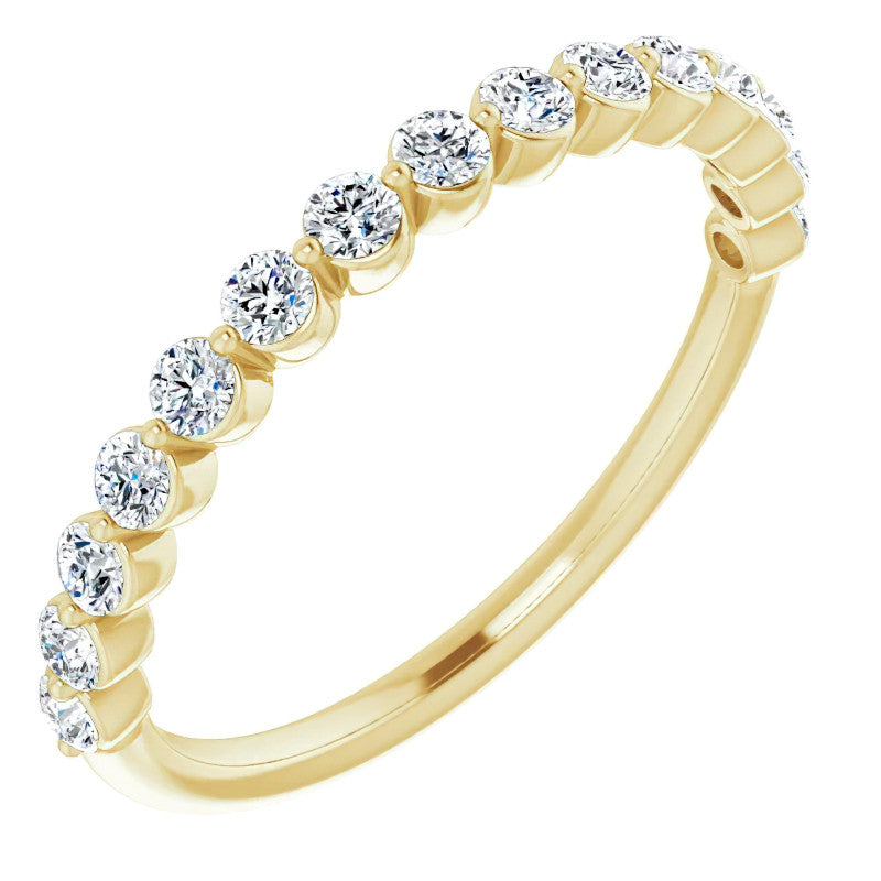Round Single Prong Stackable Band