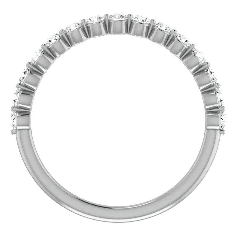 Round Single Prong Stackable Band