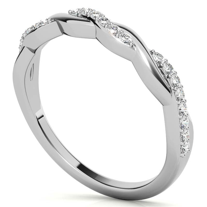 Twisted Infinity Stackable Band