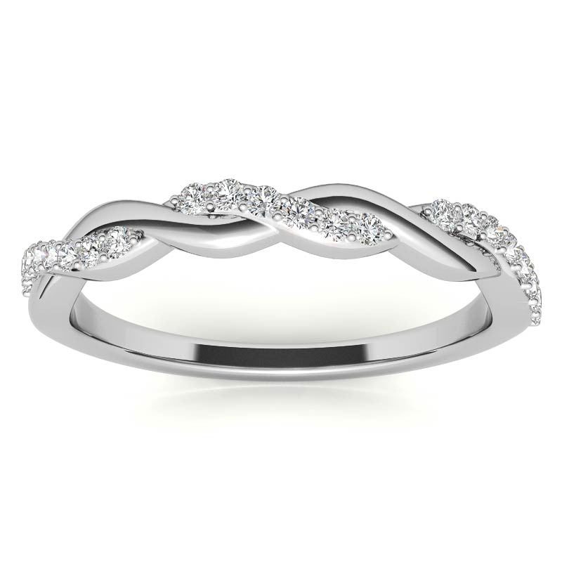 Twisted Infinity Stackable Band