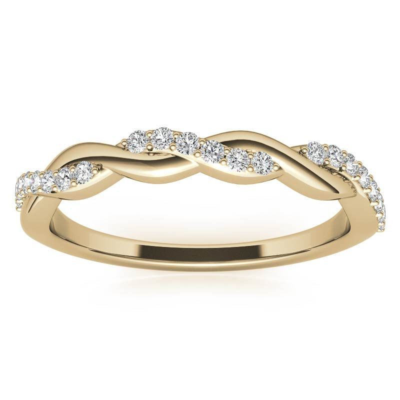 Twisted Infinity Stackable Band