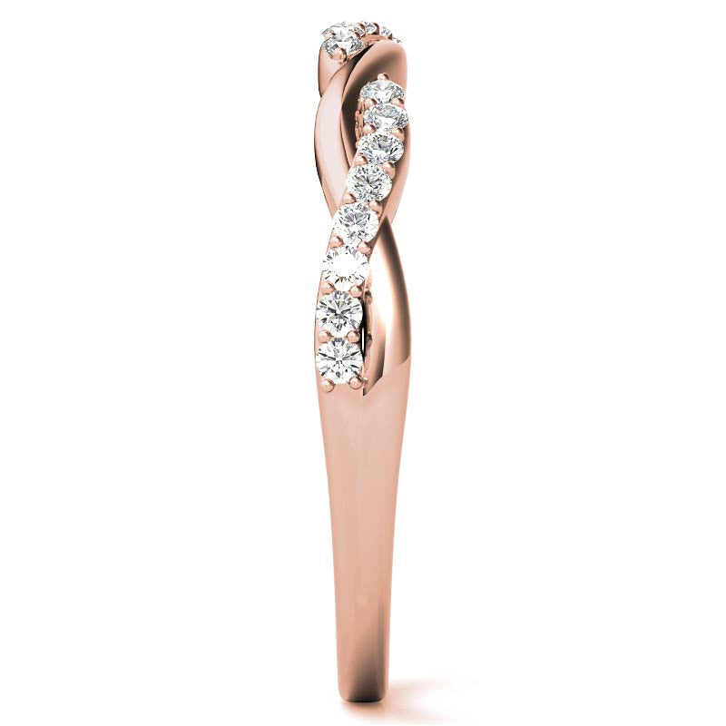Twisted Infinity Stackable Band