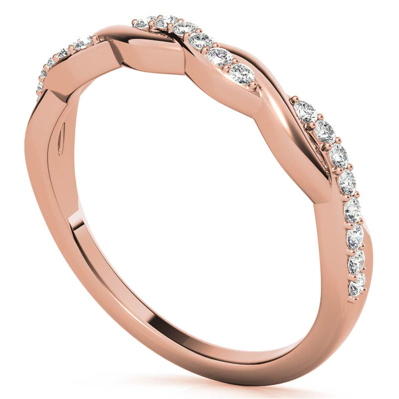 Twisted Infinity Stackable Band