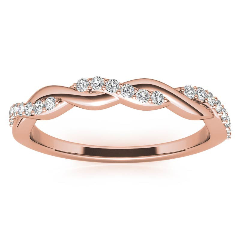 Twisted Infinity Stackable Band