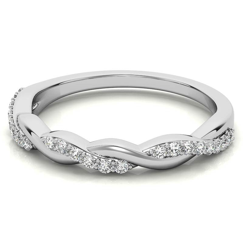 Twisted Infinity Stackable Band